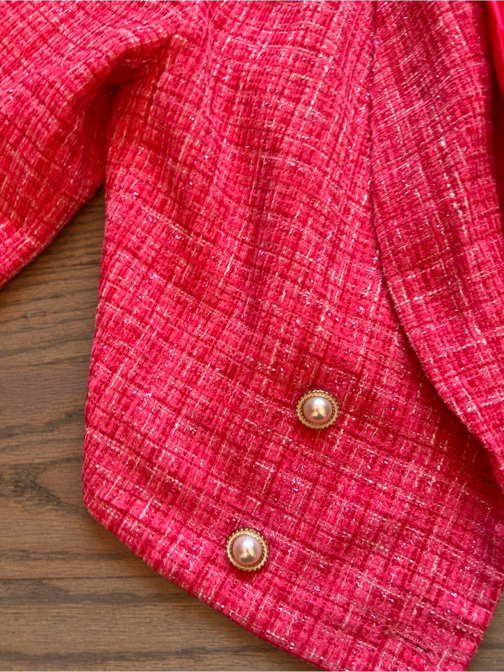 Hello Molly ONE YOU WANT BLAZER HOT PINK - Picture 13 of 15
